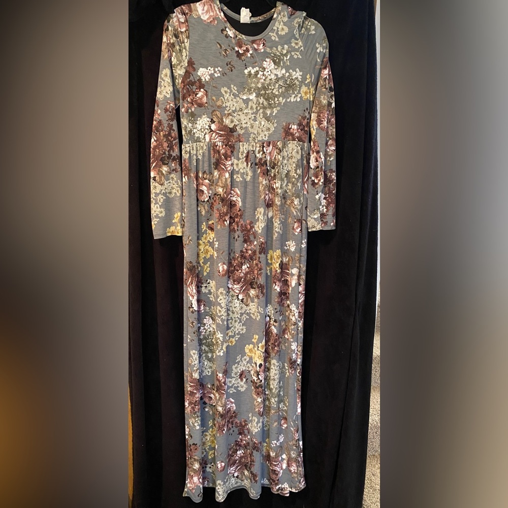 Floral Bellamie Long Sleeve Maxi Dress